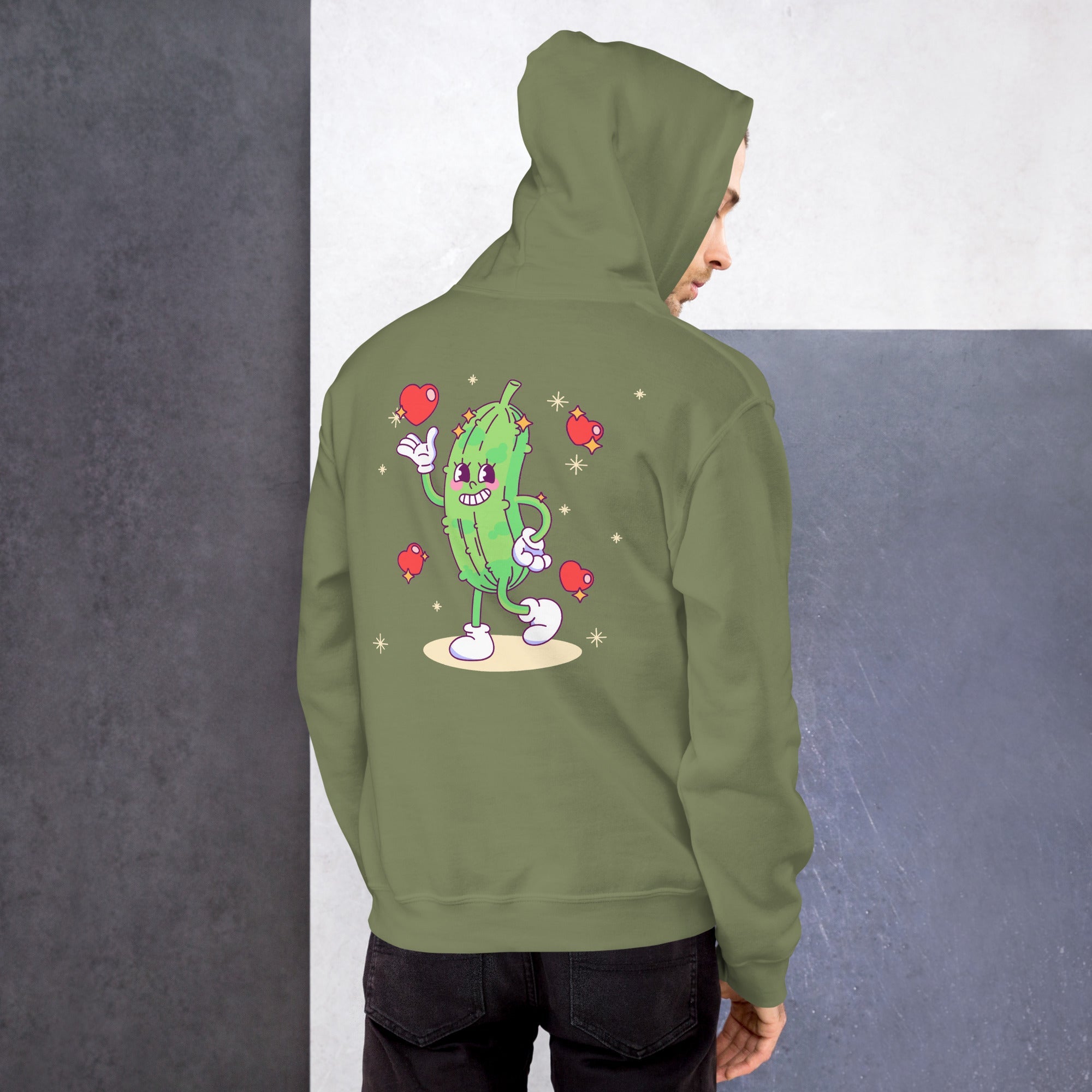 Sudadera con capucha unisex Cool as a Cucumber - ZamioT - SHIRT