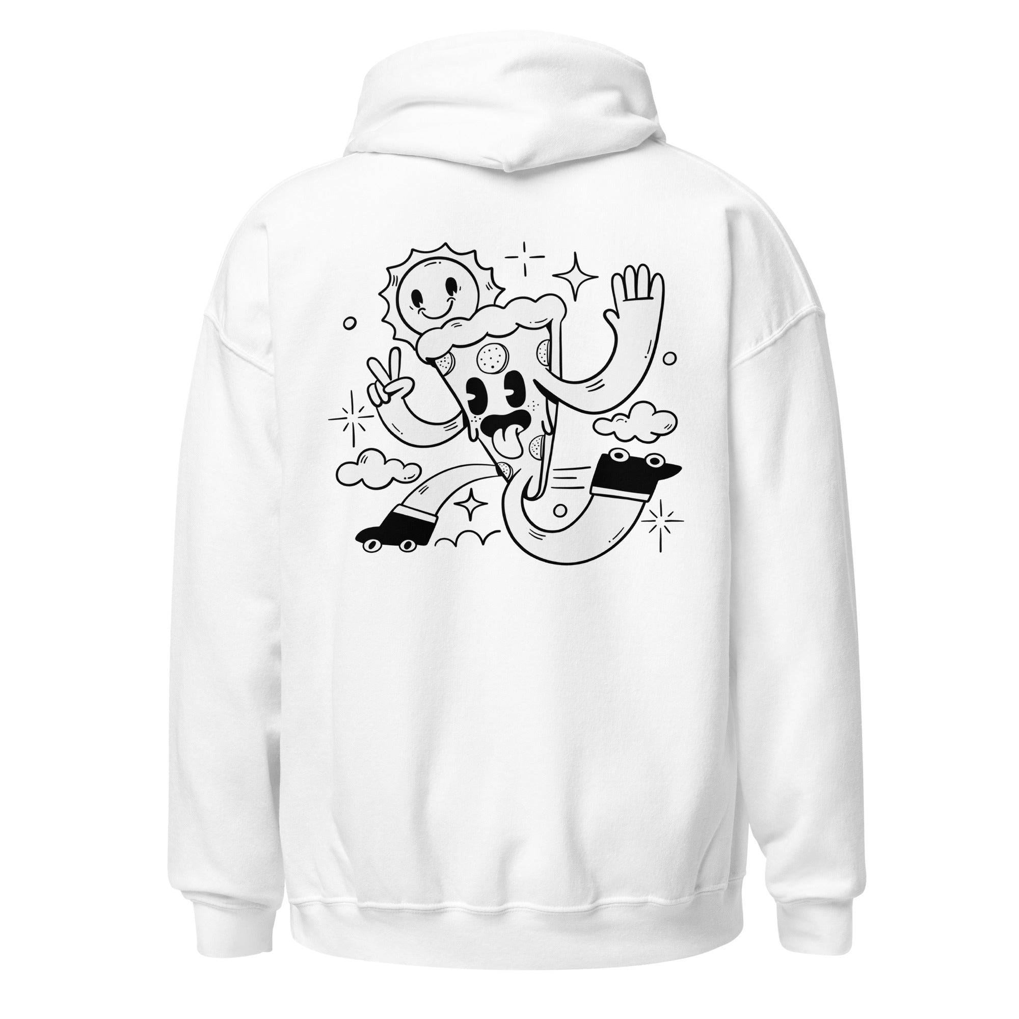 Sudadera unisex con capucha Turtle Pizza - ZamioT - SHIRT