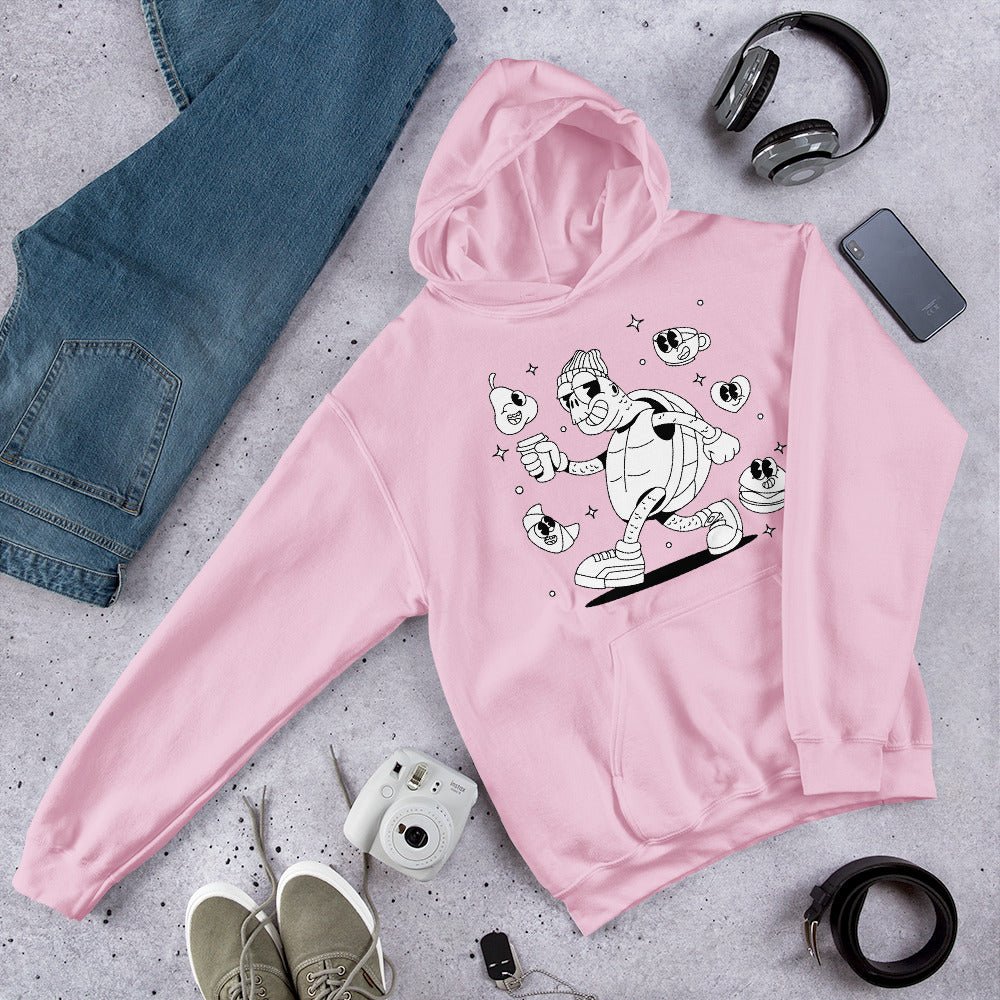 Sudadera unisex con capucha Turtle Pizza - ZamioT - SHIRT