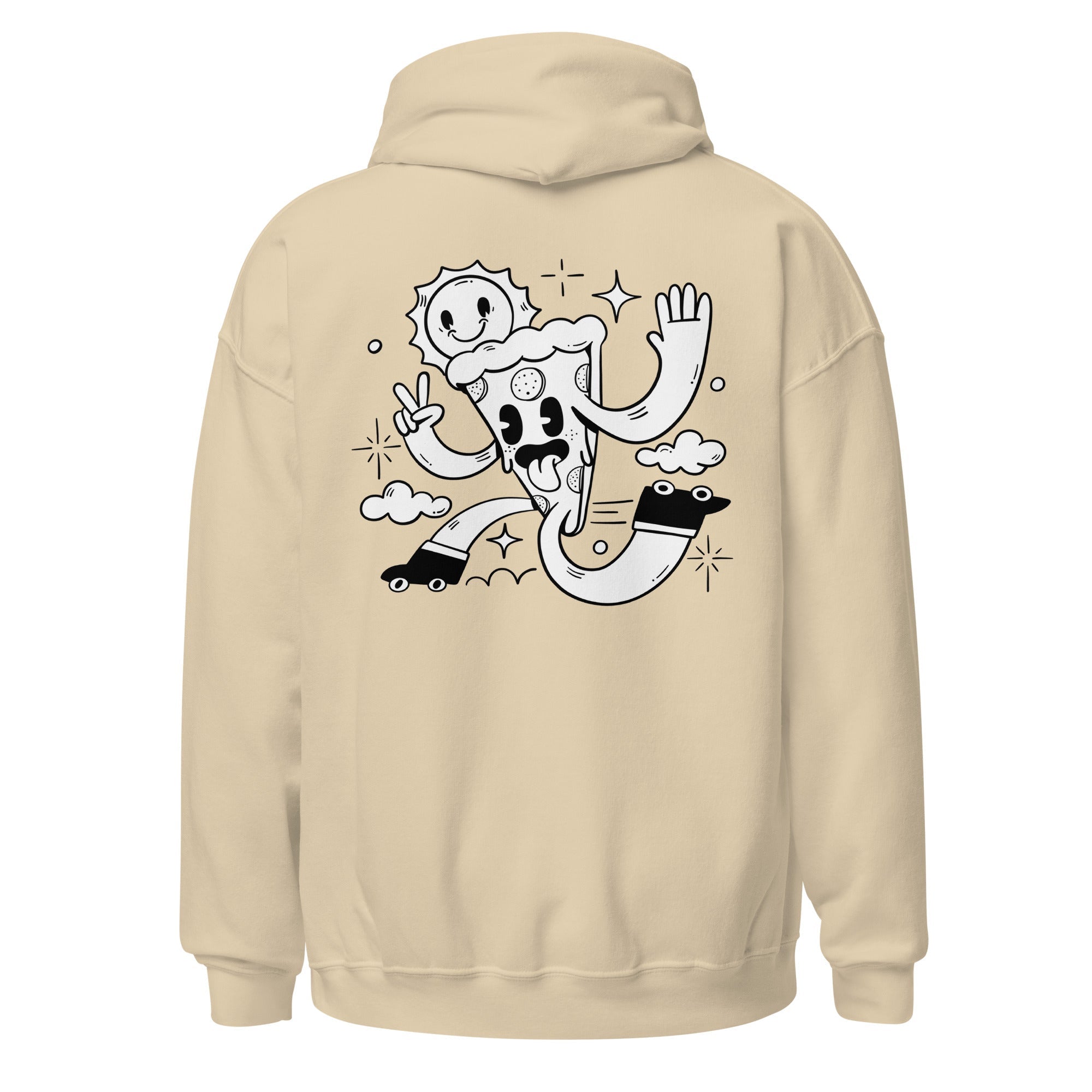 Sudadera unisex con capucha Turtle Pizza - ZamioT - SHIRT